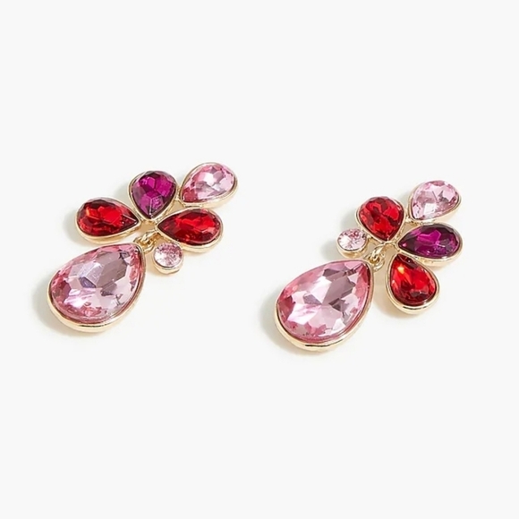 J. Crew Jewelry - J. Crew Crystal Petal Statement Earrings